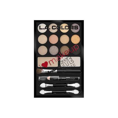 L.A. Colors I Heart Makeup Eyeshadow Palette Darling (Nudes) 15 gm - Face Palettes