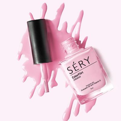 SERY Colorflirt Nail Paint - Pink Grass 10 ml - Nail Polish