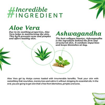 Atulya ALL-Purpose Gel Aloe Vera - FreeFrom Paraben, Sulphate,Silicone,Color- 200 gm - Face Mists