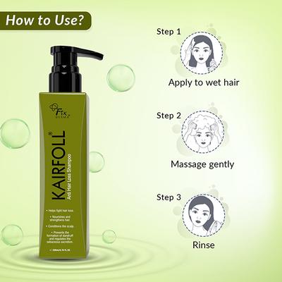 Fixderma Kairfoll Anti Hair Loss Shampoo 200 ml - Shampoos