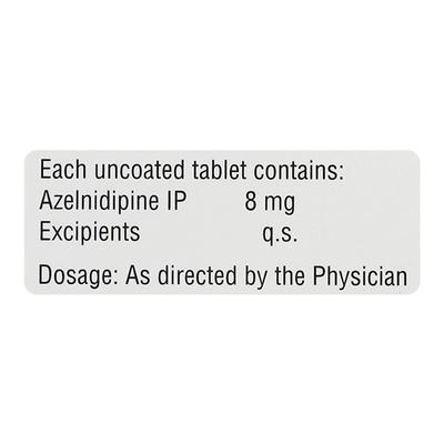 ZEBLONG 8 Tablet 10's - Hypertension-Oah