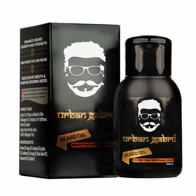 Urban Gabru Beard Oil - Menthol Fresh with Orange Extract 50 ml - Beard Oil