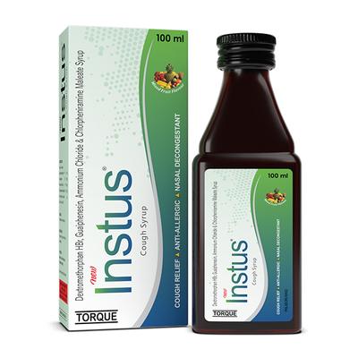 INSTUS NEW MIXED FRUIT FLAVOUR Cough Syrup 100ml - Cough And Cold-Cou