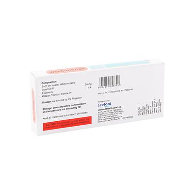 WELBIHIST 20 Tablet 10's - Allergies-Ant