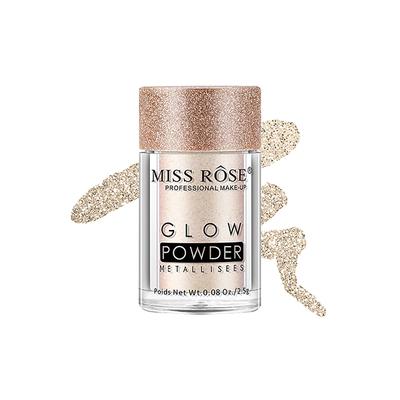 Miss Rose Professsional Makeup Glow Powder Metalises 7001 - 010M 03 2.5 gm - Highlighters & Illuminators