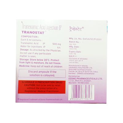 TRANOSTAT Injection 5x5ml - Bleeding Disorders-HPA