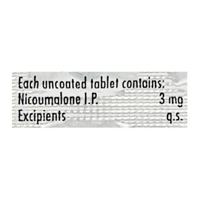 Acitrom 3mg Tablet 30'S - Blood Clot-Ant