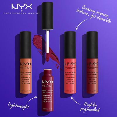 NYX Professional Makeup Soft Matte Lip Cream - Budapest 8 ml - Liquid Lipsticks