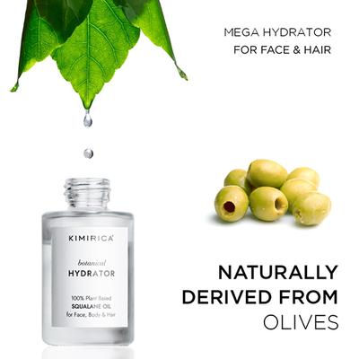 Kimirica Squalane Oil, 100% Plant-based Botanical Hydrator for Face, Body and Hair 30 ml - Creams/Oils/Lotions