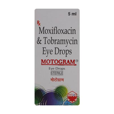MOTOGRAM Eye Drops 5ml - Eye Infections-Eaa