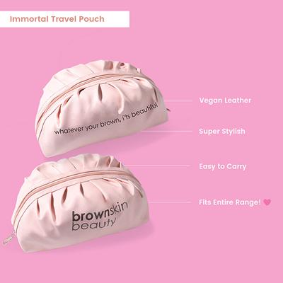 BrownSkin Beauty BSB Play Set Cleanse Hydrate Skincare Set with Free Travel Pouch 2's - Facial Kits