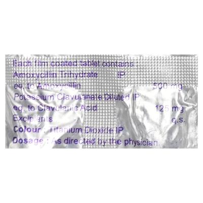 Penclav 625mg Tablet 10'S - Bacterial Infections-Pen