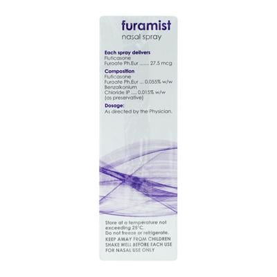 Furamist Nasal Spray 120Md 1's - Nasal Congestion-Nas