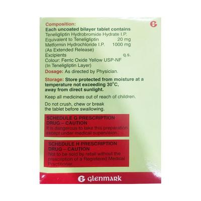 ZITA MET 20/1000mg Tablet 15's - Diabetes-Ant