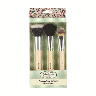 Vintage Cosmetic Essential Face Brush Set 200 gm - Face Brush