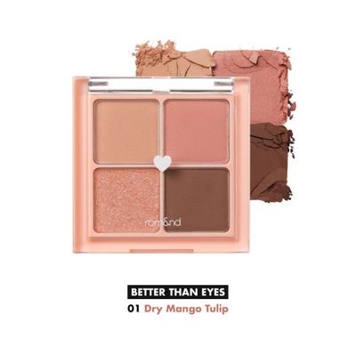 Rom&Nd Better Than Eyes 01 Dry Mango Tulip 6.5 gm - Eye Shadow Palettes