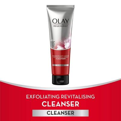 Olay Regenerist Revitalising Cream Cleanser 100 gm - Scrubs & Exfoliants