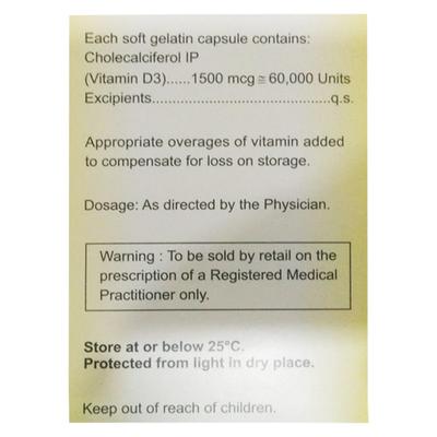 Uprise-D3 60K Capsule 12's - Supplements-Vit