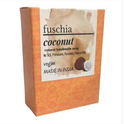 Fuschia Natural Handmade Soap - Coconut 100 gm - Soaps