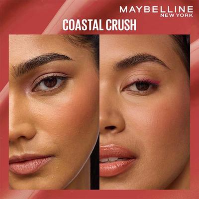 Maybelline New York Sunkisser Hazy Matte Blush, 12H Sunkissed Cheeks, Coastal Crush 4.7 ml - Blushes