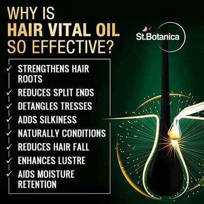 St.Botanica Hair Vital Bioactive Hair Oil 200 ml - Hair Oils