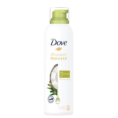 Dove Creamy Shower & Shaving Mousse With Coconut Oil, Sulphate Free 200 ml - Shower Gels & Body Wash
