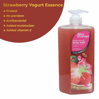 Skin Cottage Bath + Scrub (Strawberry) 1000 ml - Scrubs & Exfoliants