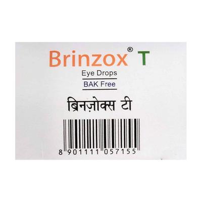 BRINZOX T BAK FREE Eye Drops 5ml - Glaucoma-Ant