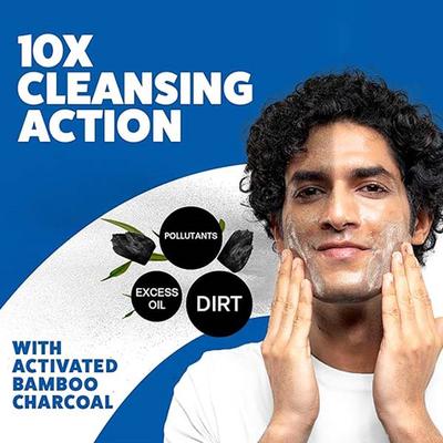 Bombay Shaving Company Charcoal Face Wash, Fights Pollution and Acne, Oil Control, 150gm each 2's - Face Washes
