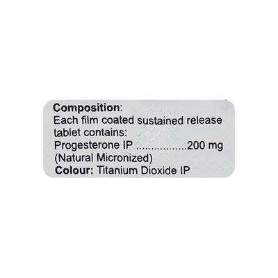 Pregcert SR 200mg Tablet 10'S - Hormonal Therapy-Oes