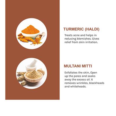 Skin Elements Face Pack - Turmeric & Multani Mitti Face Pack 100gm - Face Packs