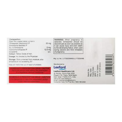 OMNITROL 20 AMH Tablet 10's - Hypertension-Ana