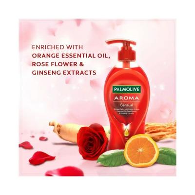 Colgate-Palmolive, Palmolive Body Wash Aroma Sensual Pump, Shower Gel with Exotic Natural Extracts 750 ml - Shower Gels & Body Wash