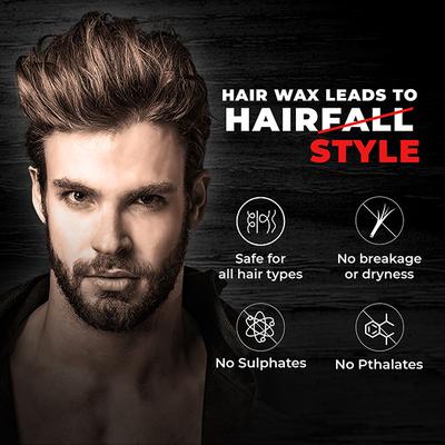 Beardo Hair Clay Wax - Strong Hold 100 gm - Hair Gels & Waxes