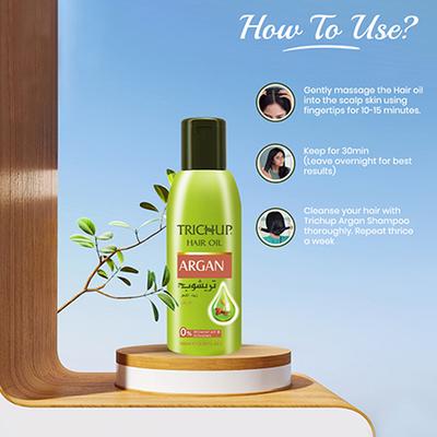 Trichup Argan Hair Oil for Soft & Silky 100ml - Hair Oils