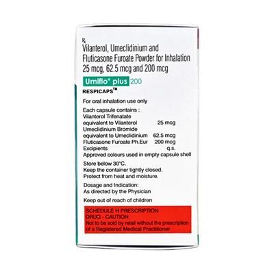 UMIFLO PLUS 200 Respicap 15's - Asthma/COPD-Ast