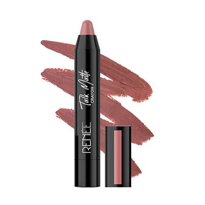 RENEE Talk Matte Crayon - Nude Roar 4.5 gm - Lipsticks