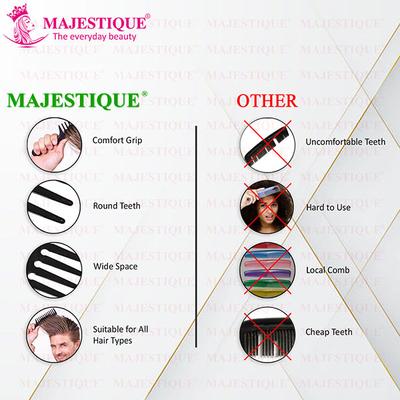 Majestique detangling comb with handle 1's - Multi-Stylers