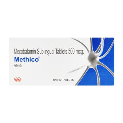 Methico 500mcg Tablet 10'S - Supplements-Sup