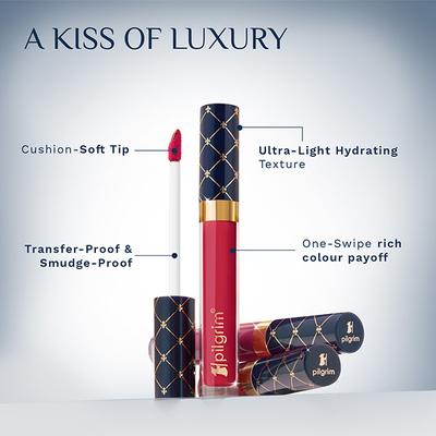 Pilgrim The French Collection Oh So Creme Liquid Lipstick - Rouge Crush 3.5 ml - Liquid Lipsticks