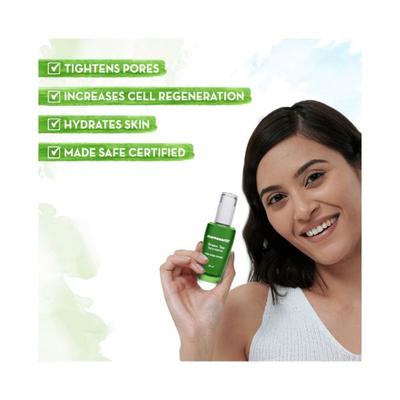 Mamaearth Green Tea Face Serum With Green Tea & Collagen For Open Pores 30 ml - Face Serum