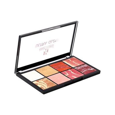 Half N Half HD Pro, Ultra Glow Multicolour Baked Highlighter Palette, Multicolor - 02 24 gm - Highlighters & Illuminators