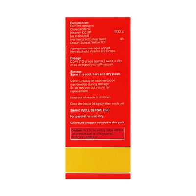 Anda D3 Mango + Honey Flavour Drops 30ml - Supplements-Vam