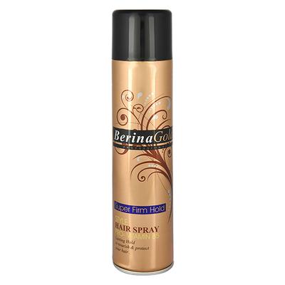 Berina Professional Style Hair Spray Mega Hold Gold Pro Vitamin B5 250ml - Hair Sprays & Mists