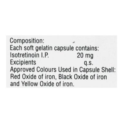 D Acne I 20mg Capsule 10'S - Acne-Acn