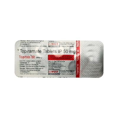 Topitab 50mg Tablet 10'S - Epilepsy/Convulsion-Ant
