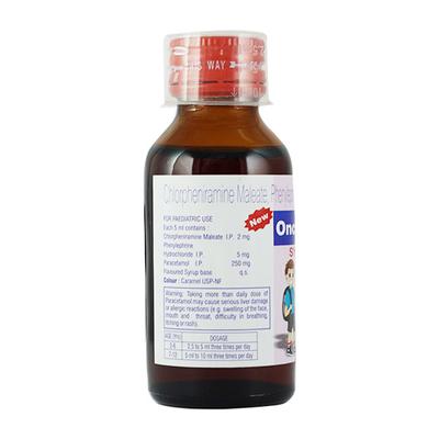 Oncet CF Syrup 60ml - Cough And Cold-Cou