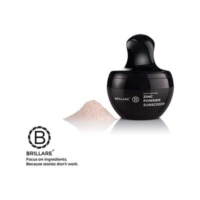 Brillare Zinc Powder Sunscreen SPF50 4 gm - Face Sunscreen