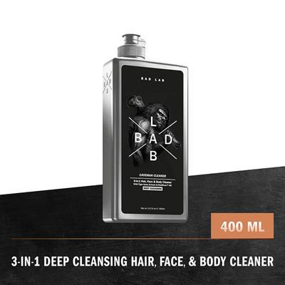 Bad Lab Caveman Cleaner 3-In-1 Hair, Face, Body Cleaner - Deep Cleansing 400 ml - Shower Gels & Body Wash