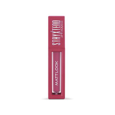 Matt Look Stayxtend Lip Mousse Enriched With Vitamin E & Non Sticky, Berry Love-19 4 ml - Liquid Lipsticks